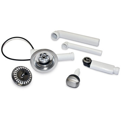 Villeroy-Boch Villeroy & Boch 8286 10 00 Chrome 90mm Pop-Up Basket Strainer Waste Kit from B&Q