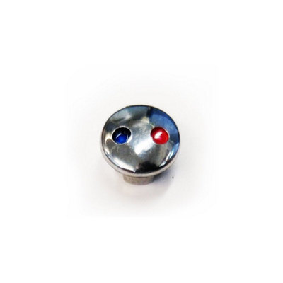  - Chrome Polished Plastic Temperature Badge For Kitchen & Bathroom Taps