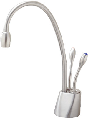 Insinkerator Hc1100 Boiling Water Tap With NeotankCurved Brushed from B&Q