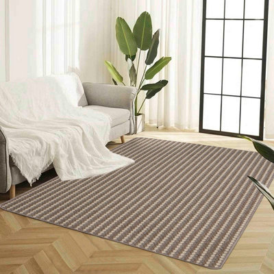 Eden Non Slip Washable Dirt Trapper Indoor DoormatKitchen MatsFloor MatsBeige 120X180 Cm from B&Q