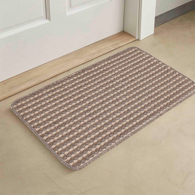 Eden Non Slip Washable Dirt Trapper Indoor DoormatKitchen MatsFloor MatsBeige 57X120 Cm from B&Q