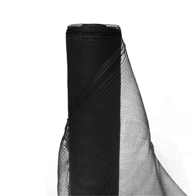 True Products 35% Knitted Windbreak45% Greenhouse Shade NettingBlack1M X 50M from B&Q