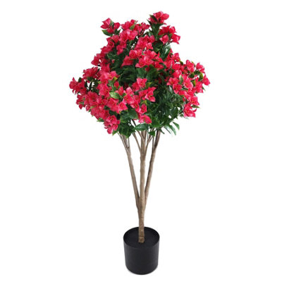 True Products Artificial Bougainvillea Tree Fuchsia Pink Uv Protected- 120Cm from B&Q