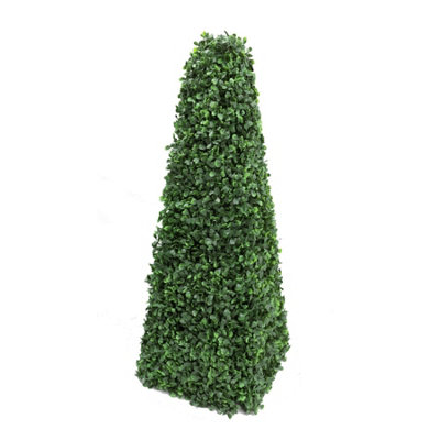 True Products Artificial Boxwood Pyramid Topiary Tree 90Cm from B&Q