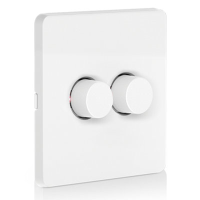 Aurora Aone Zigbee 220-240V 2 X Battery Wireless Rotary Dimmer from B&Q