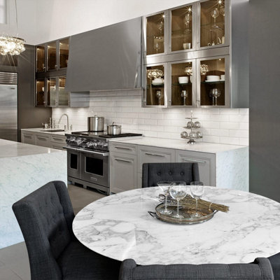 B&Q -  Chatsworth Walnut Dining Chair Charcoal Legs