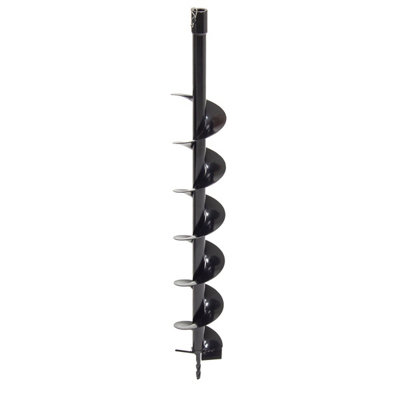 B&Q - Earth Auger Bit 100mm Diameter 750mm Quick Fit Release For 