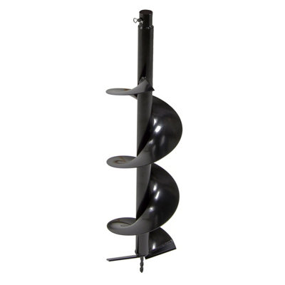 B&Q - Earth Auger Bit 200mm Diameter 750mm Quick Fit Release For 