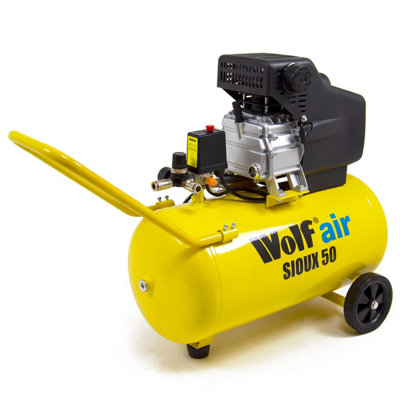 Wolf® Air Compressor Wolf Sioux Portable 50L, 9.6 Cfm, 2.5Hp
