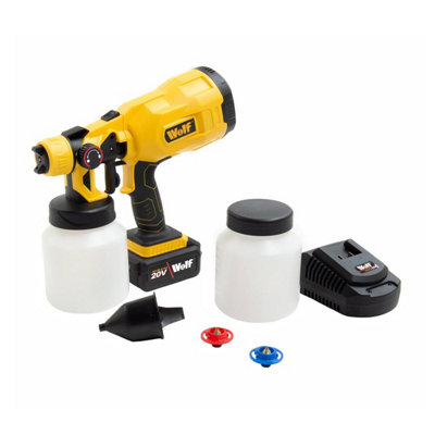 Wolf® Paint Sprayer Gun Cordless Electric Wolf Hvlp 20V Spray Gun from B&Q