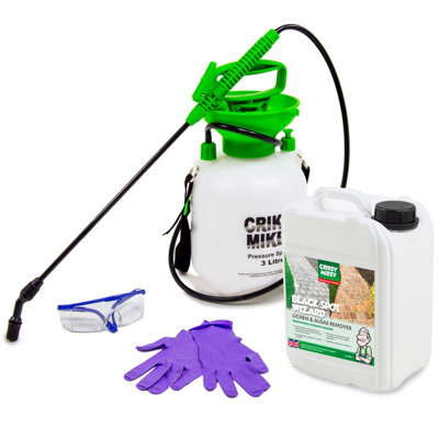 Black Spot Crikey Mikey Black Spot Mould Wizard 5L & Cleaning Sprayer Kit from B&Q