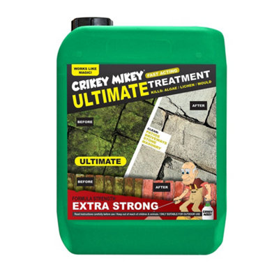 AlgaeLichen & Mould   Crikey Mikey Extra Strong Treatment Wizard 5L Top Up from B&Q