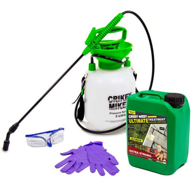 AlgaeLichen & Mould Crikey Mikey Ultimate Treatment Extra Strong 5L Kit from B&Q