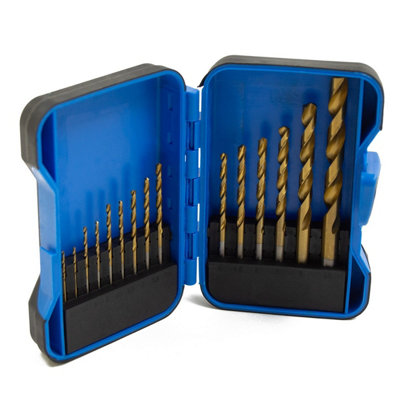 Wolf® 15Pc Hss Drill Bit Set High Speed Steel For Metal & General Use Wolf Trade