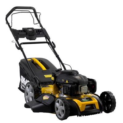Wolf® Petrol Lawn Mower 20" 510mm Self Propelled 196Cc 4-In-1 Steel Deck 60L Wolf from B&Q