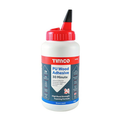 TimcoPu Wood Adhesive 30 MinuteLiquid (Size 750G1 Each) from B&Q