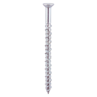 8 Pieces-Timco Masonry Screws Countersunk Silver6.0 X 80 from B&Q