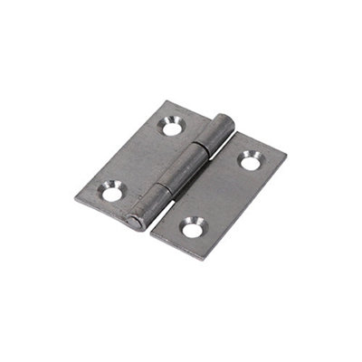 Timco Butt Hinges Fixed Pin (1838) Steel Self Colour38 X 34 from B&Q