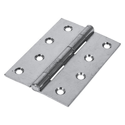 Timco Butt Hinges Fixed Pin (1838) Steel Silver100 X 70 from B&Q
