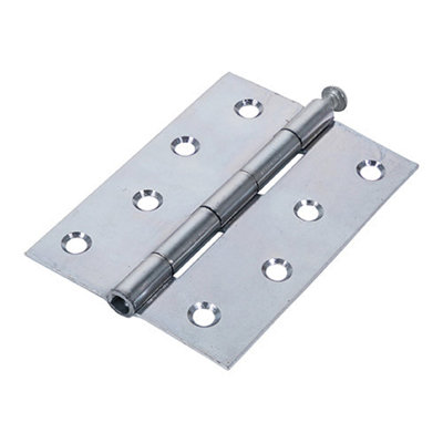 Timco Butt Hinges Loose Pin (1840) Steel Silver100 X 71 from B&Q