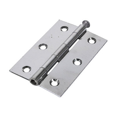 Timco Butt Hinges Loose Pin (1840) Steel Polished Chrome - 90 X 60 Light