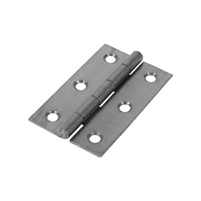 Timco Uncranked Butt Hinges (5050) Steel Self Colour75 X 48 from B&Q