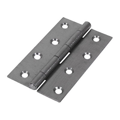 Timco Uncranked Butt Hinges (5050) Steel Self Colour100 X 58 from B&Q