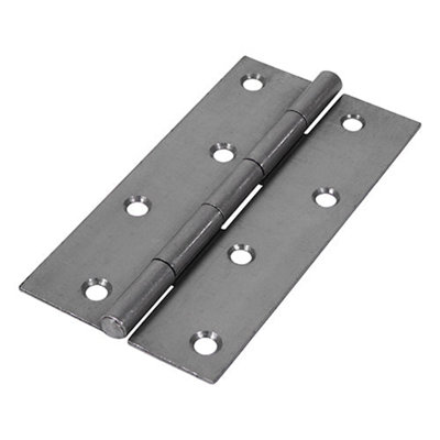 Timco Uncranked Butt Hinges (5050) Steel Self Colour127 X 65 from B&Q