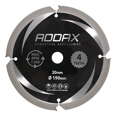 Timco Pcd Fibre Cement Saw Blade190 X 20 X 4T from B&Q