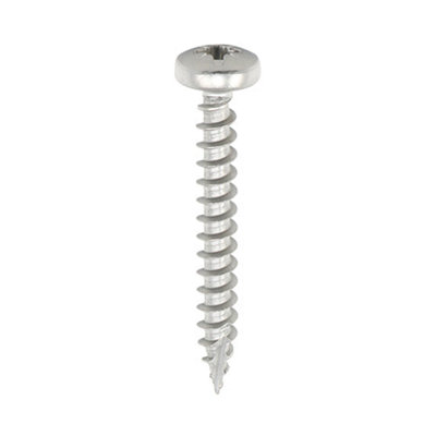 Timco Classic Multi-Purpose Pan Head A2 Stainless Steel Woodcrews3.5 X 25 (200Pcs) from B&Q