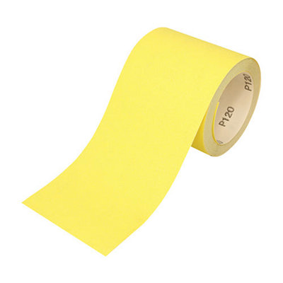 Timco Sandpaper Roll 60 Grit - 115Mm X 10M Yellow