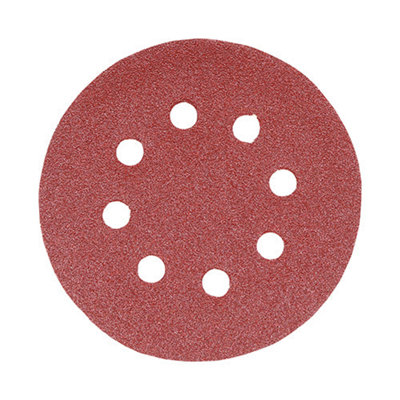 B&Q -  Random Orbital Sanding Discs 80 Grit Red125mm