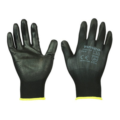 Timco - Durable Grip Gloves - Pu Coated Polyester (- 1 Each) Medium