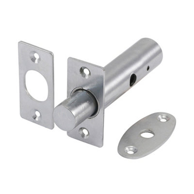 Timco Door Rack Bolts Satin Chrome60mm from B&Q