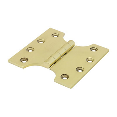 Timco Parliament Brass Hinges Polished Brass102 X 100 from B&Q