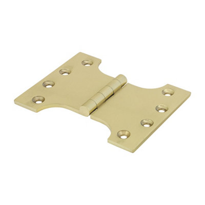 Timco Parliament Brass Hinges Polished Brass102 X 125 from B&Q