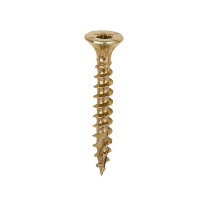 Timco C2 Clamp-Fix Multi-Purpose Premium Countersunk Gold Woodscrews4.0 X 30 (200Pcs) from B&Q