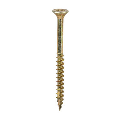 Timco C2 Clamp-Fix Multi-Purpose Premium Countersunk Gold Woodscrews4.0 X 50 (200Pcs) from B&Q