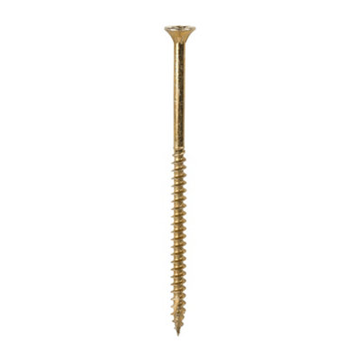 Timco C2 Clamp-Fix Multi-Purpose Premium Countersunk Gold Woodscrews4.0 X 80 (200Pcs) from B&Q