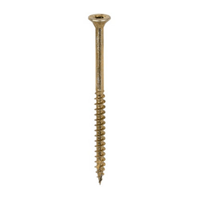 Timco C2 Clamp-Fix Multi-Purpose Premium Countersunk Gold Woodscrews4.5 X 70 (200Pcs) from B&Q
