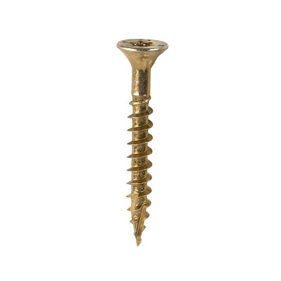 Timco C2 Clamp-Fix Multi-Purpose Premium Countersunk Gold Woodscrews5.0 X 40 (200Pcs) from B&Q