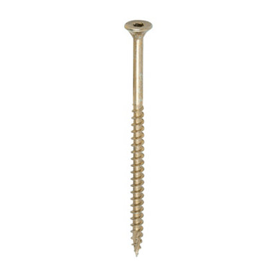 Timco C2 Clamp-Fix Multi-Purpose Premium Countersunk Gold Woodscrews5.0 X 90 (100Pcs) from B&Q