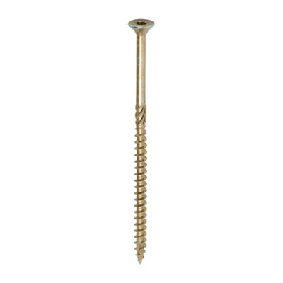 Timco C2 Clamp-Fix Multi-Purpose Premium Countersunk Gold Woodscrews6.0 X 120 (100Pcs) from B&Q