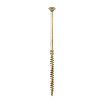Timco C2 Clamp-Fix Multi-Purpose Premium Countersunk Gold Woodscrews6.0 X 150 (100Pcs) from B&Q