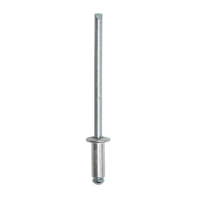 Timco Rivets Dome Head Aluminium3.2 X 8 from B&Q