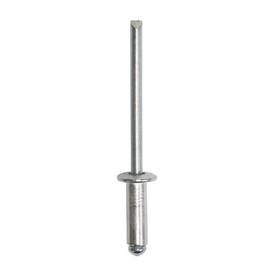 Timco Rivets Dome Head Aluminium4.0 X 12 from B&Q