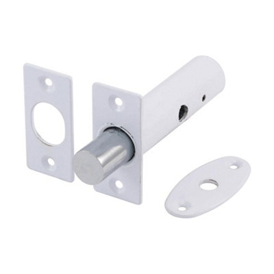Timco Door Rack Bolts White60mm from B&Q