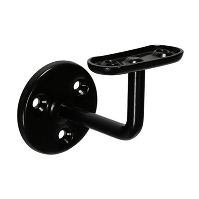 TimcoSteel Handrail BracketBlack (Size 63mm1 Each) from B&Q