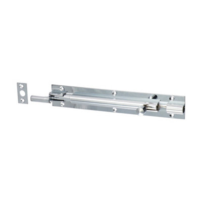 Timco Necked Barrel Bolt Polished Chrome150 X 25mm from B&Q