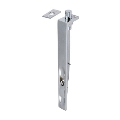 Timco Lever Action Flush Bolt Polished Chrome200 X 19mm from B&Q